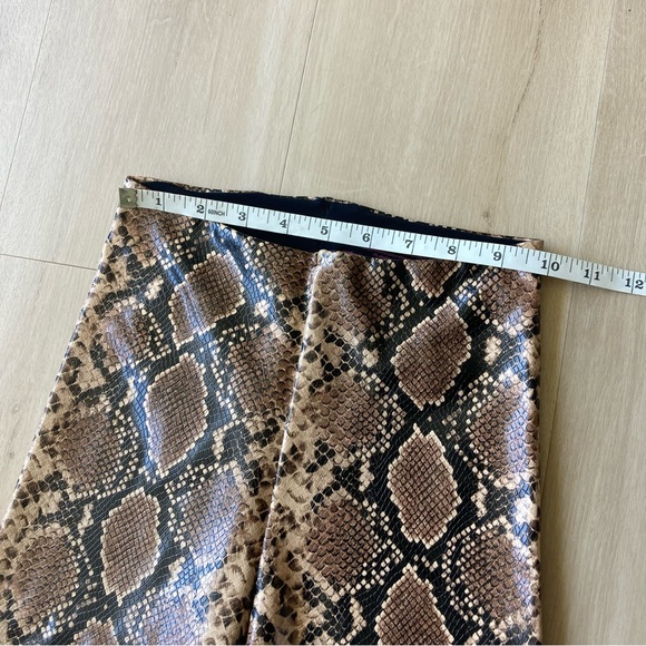 Commando Faux Leather Snakeskin Print Leggings size S - Picture 3 of 6